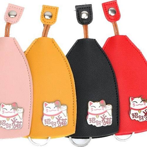 抽拉式钥匙包可爱大容量零钱袋