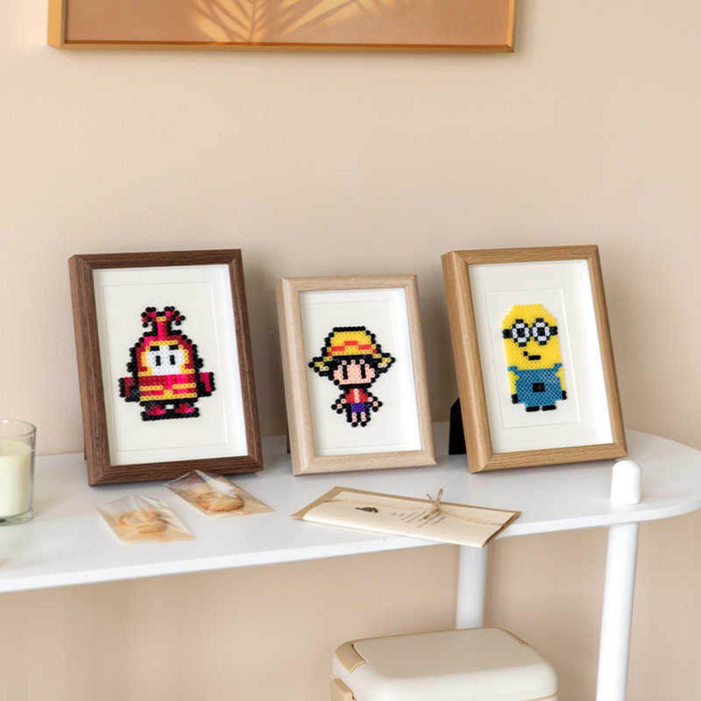 拼豆豆相框中空镂空相框摆台正方形九宫格相框摆桌立寸寸寸,节庆用品/礼品,相框,淘宝优惠券,粉丝福利购,淘宝优惠卷