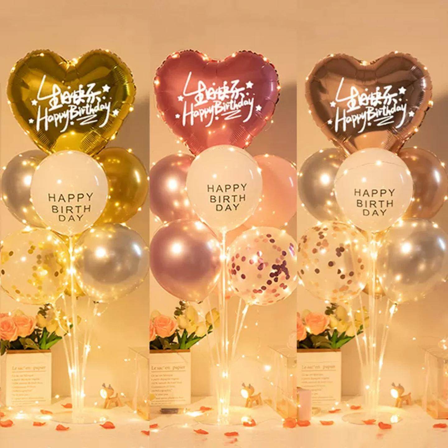 网红发光桌飘生日装饰场景布置气球儿童宝宝周岁快乐派对男孩女孩,节庆用品/礼品,发光气球,淘宝优惠券,粉丝福利购,淘宝优惠卷