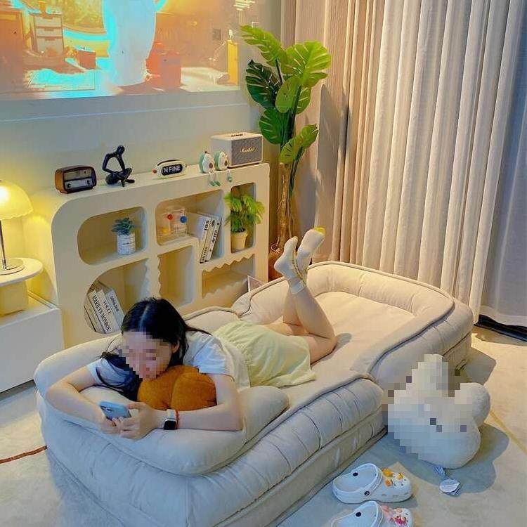 人类狗窝懒人折叠沙发可躺可睡榻榻米适用阳台卧室单人两用沙发床,模玩/动漫/周边/娃圈三坑/桌游,模型制作工具/辅料耗材,淘宝优惠券,粉丝福利购,淘宝优惠卷