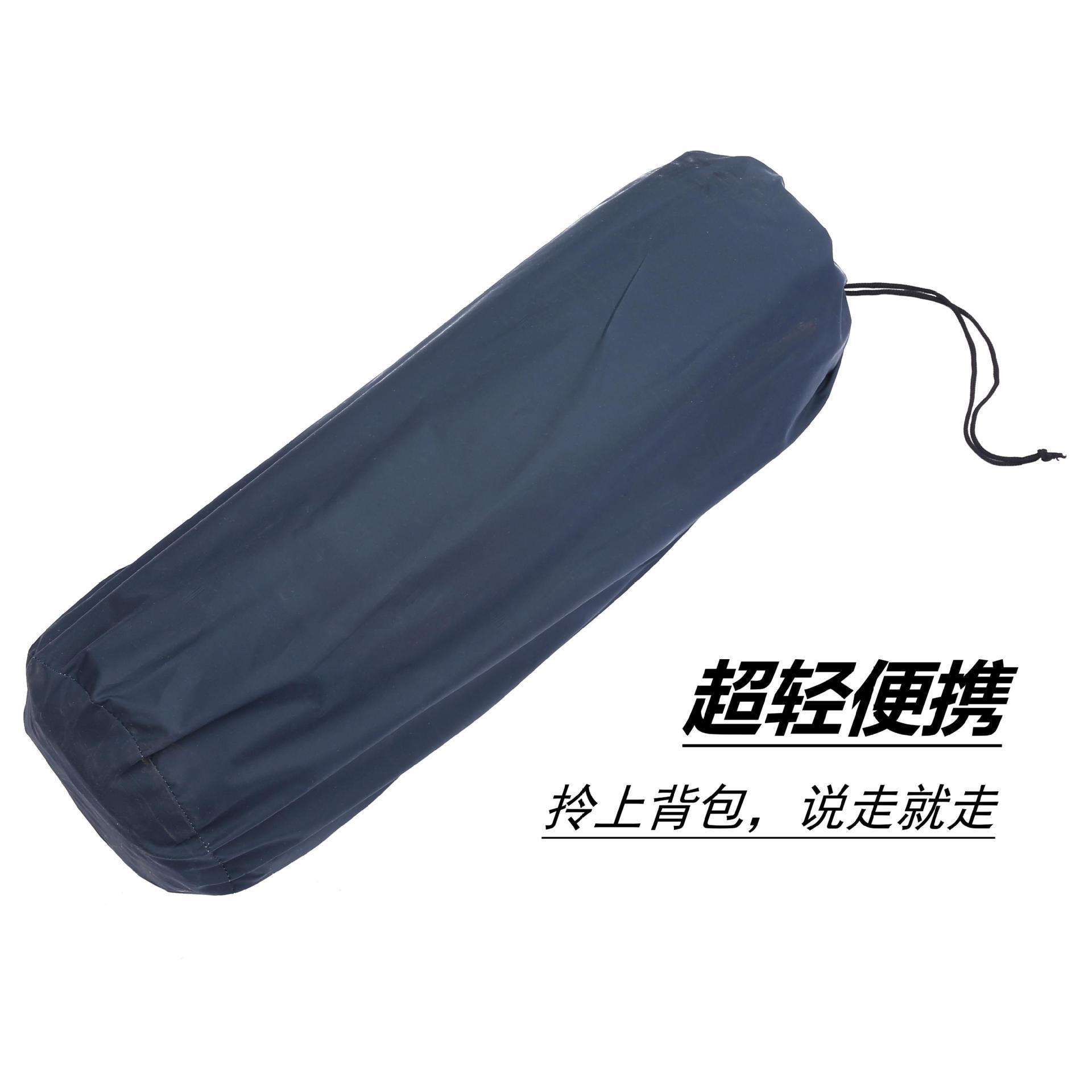加厚5CM自动充气垫麂皮绒充气床垫户外露营野餐垫单人充气防潮垫