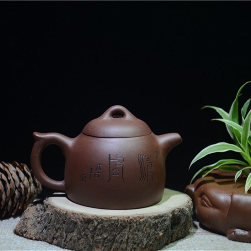 小秦权宜兴名家紫砂壶纯全手工紫泥泡茶壶家用功夫茶具100ml周婷