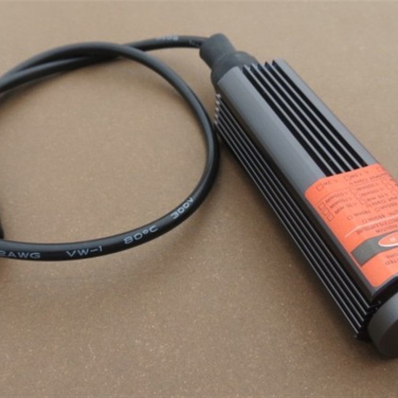 纤绿12V 660nm 200mW一字线激水红色防光模组 车载红光激光器