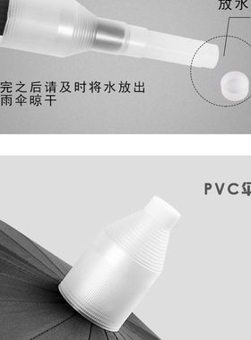 戴套雨伞吸水套长柄有套自带伞套塑料套带防水套伸缩伞套不滴水