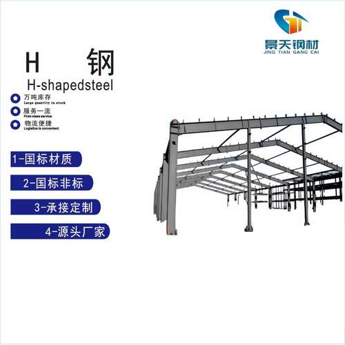 钢结构车间厂房热轧h型钢承接加工抛丸喷漆高频焊热镀锌重型