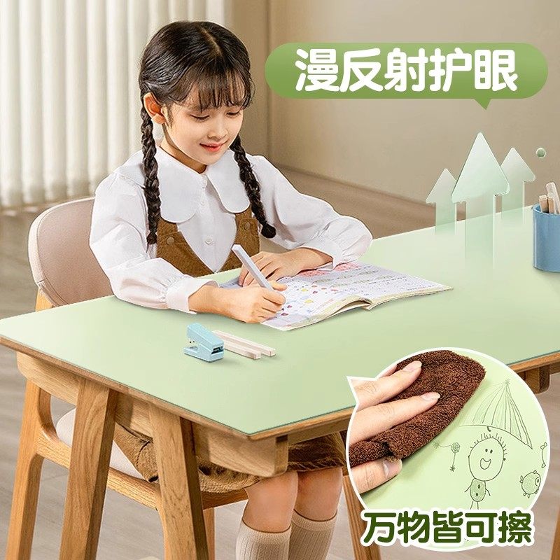 环保学习书桌垫免洗防污防水桌布皮革办公桌布儿童护眼学生课桌垫,居家布艺,桌布,淘宝优惠券,粉丝福利购,淘宝优惠卷