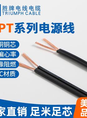 SPT-1并线OD3.3*6.6公头线电源线spt-1-20号dc线材