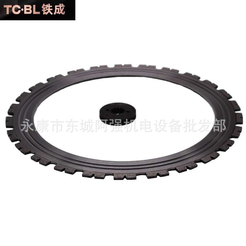 铁成无刷高频环锯片AC8400切墙机专用锯片混凝土墙砖切割片原厂