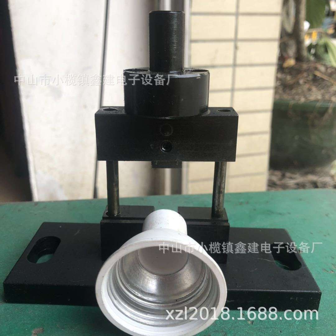 LED筒灯射灯T5T8GU10MR16灯头铜脚铜针打点压线剪线切线治具模具