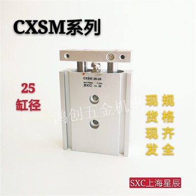 TR/CXSM25-10/15/20/25/30/35/40/45/50 双缸双轴气缸星辰气动