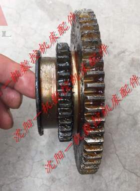 沈阳机床配件 CA6136 2021 原厂车床双联齿轮 6-35-10 Z36/Z59 M2