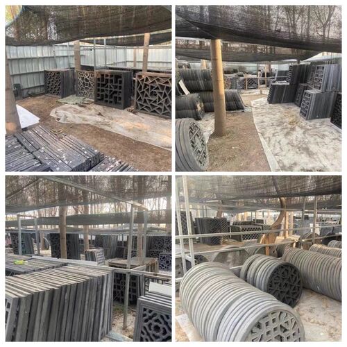 中式苏派水泥花窗格正方形镂空花格仿古窗花庭院园林围墙预制窗花