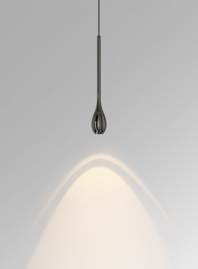 至御吊灯卧室床头灯创意水滴小吊灯客厅沙发自由升降调节吊线灯