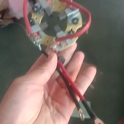 中力小金刚电动搬运车驱动电机碳刷架总成