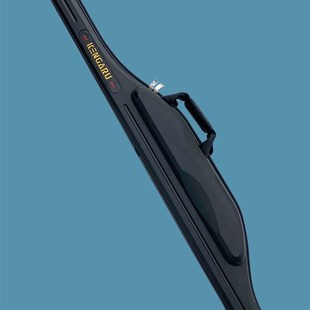 新款 矶竿包硬壳竿包1.25m1.35m1.45米创意大肚竿包多功能路亚杆包