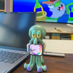 章鱼哥桌面摆件客厅电视柜玄关摆设可爱搞怪送礼树脂家居艺术装饰