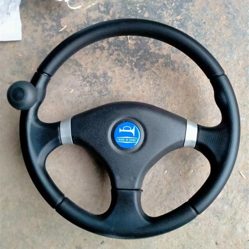 三轮四轮拖拉机配件三叉方向转向盘花键18孔36齿带手球花键方向盘