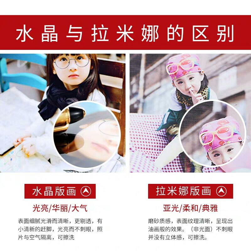 制约合影摆台韩版长形磨框简作全家福照片做水晶画框相砂实木挂画