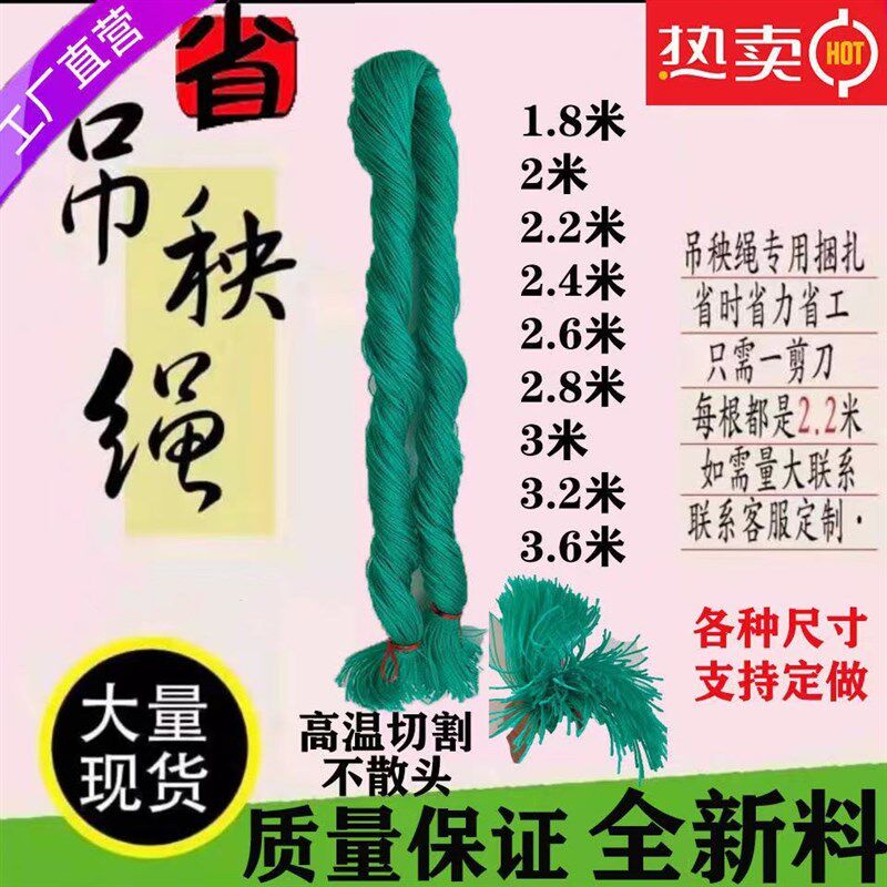塑料绳大棚吊秧绳蔬菜辣椒黄瓜番茄西红柿吊蔓绳吊绳塑料绳子农用