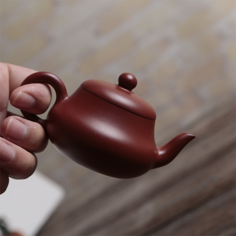 宜兴紫砂壶小品梨壶君德潮汕工功夫茶具冲罐单丛泡茶壶大红袍小壶