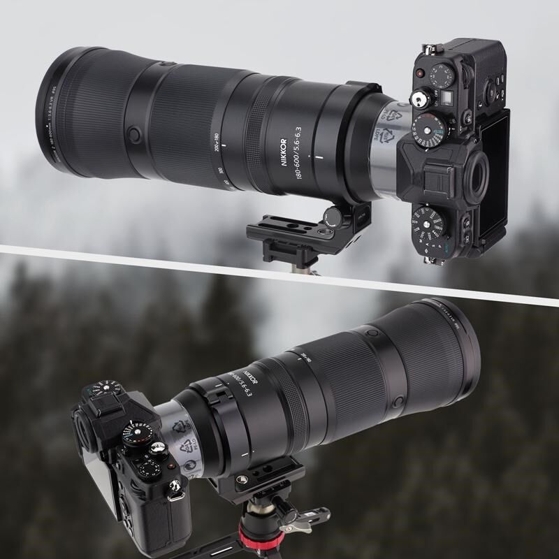 号歌尼康Z180-600mm镜头脚架环快装板拍鸟长焦快装板适用Z 180-60