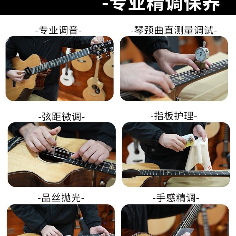 娜塔莎JF1JF2电J学4单板全单40寸41寸民谣加振 箱吉他初F入门男女
