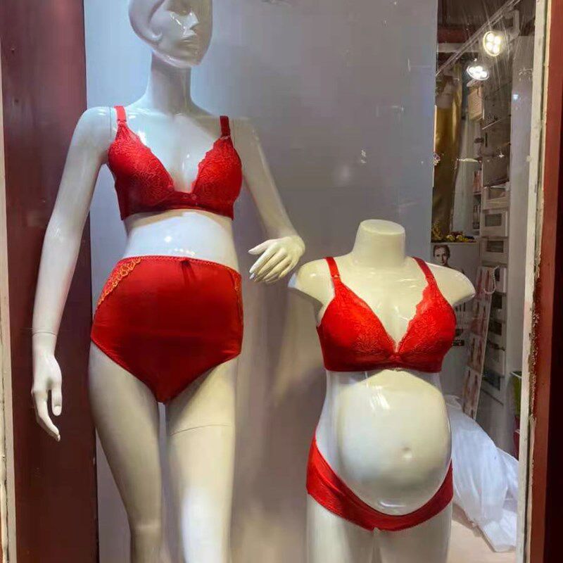 模女道具内孕妇大肚子内衣特裤展示裤模裤台女半身全身母婴店模特