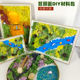 苔藓画DIY材料包圆托盘A4绿植相框团建活动手工物料楼盘沙龙亲子