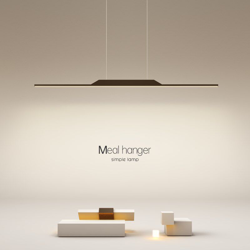 最光灯饰创意吊灯led灯长条餐厅灯现代简约卧室吧台2025新款灯具