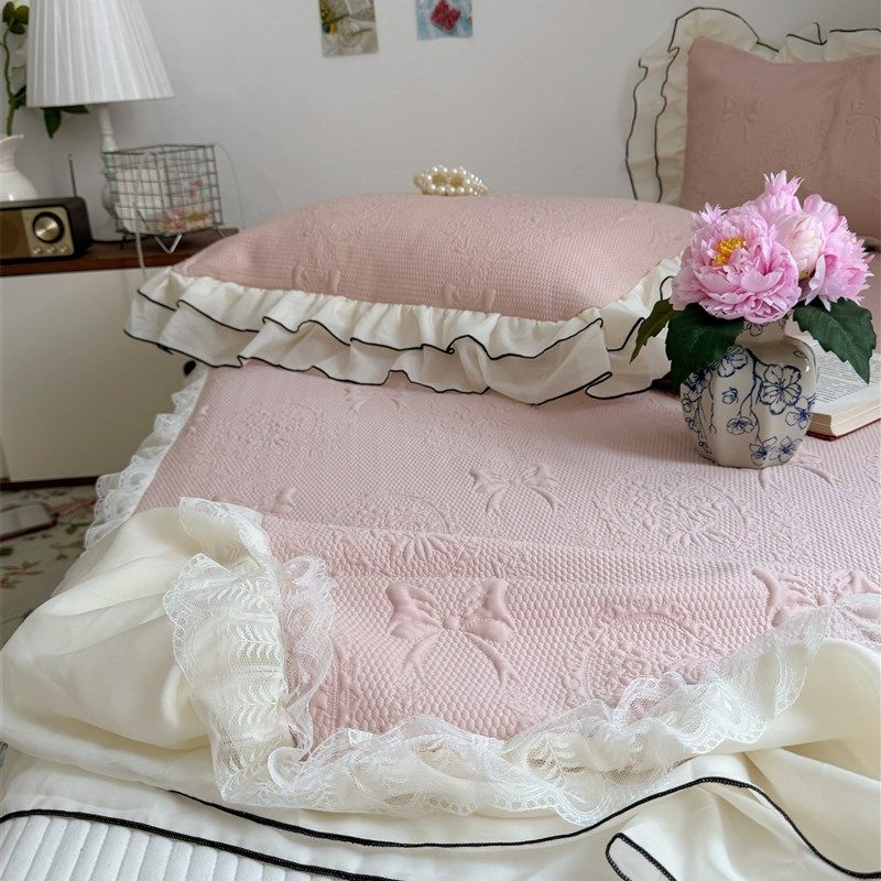 特别油画少女仙美床裙少女夏季冰丝席三件套可机洗空调席凉席,床上用品,冰丝席,淘宝优惠券,粉丝福利购,淘宝优惠卷