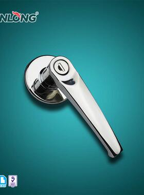 L型工业机箱开关柜手柄锁尚坤SK1-310服务器机柜带锁芯旋转把手锁