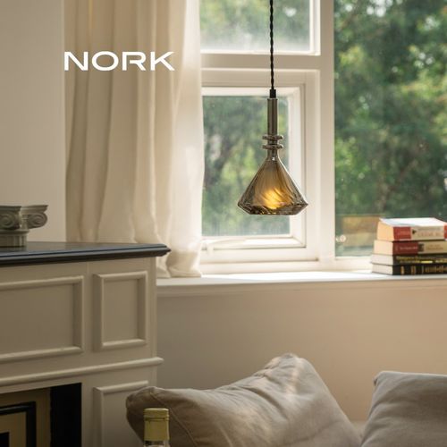 诺克玲珑床头灯高端客厅餐厅玻璃卧室小吊灯吧台氛围飘窗玄关过道