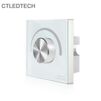 热卖 1-10V调光器 1-0V旋钮玻璃调光面板 AC100-240V输入 高质感