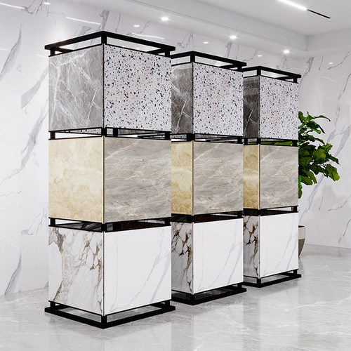 瓷砖展示架陶瓷展架落地式大理石样品架多功能石材地板砖陈列架