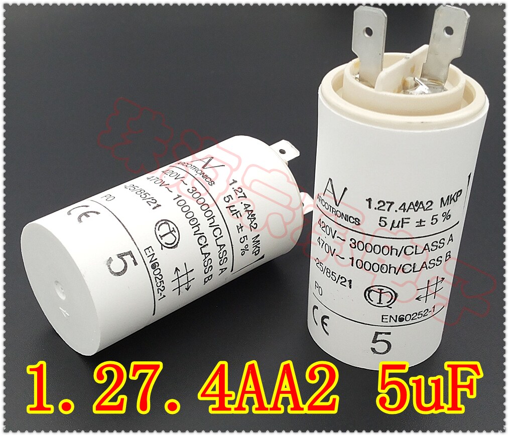 ARCOTRONICS/AV 1.27.4AA2 MKP 5uF ABB变频器电机启动运行电容器