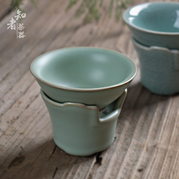 汝窑茶滤茶过滤网仿宋汝瓷开片哥窑功夫茶具零配茶叶茶漏茶道配件