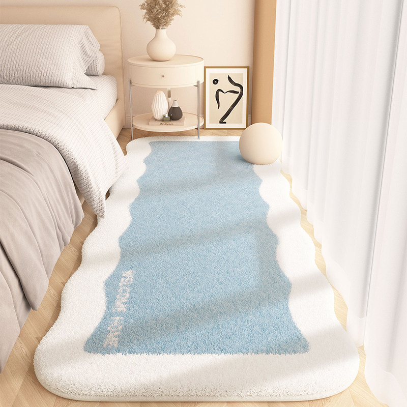 异形仿羊绒卧室地毯不规则冬季床边毯房间床前羊羔绒加厚茶几地垫,居家布艺,地毯,淘宝优惠券,粉丝福利购,淘宝优惠卷