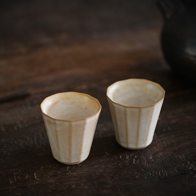 复古陶泥茶杯主人杯功夫茶具品茗杯单杯55ml