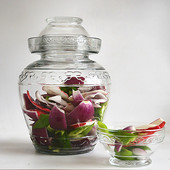 泡菜罐坛子加厚家用食品腌咸菜 玻璃瓶罐腌制酸菜缸带盖密封容器