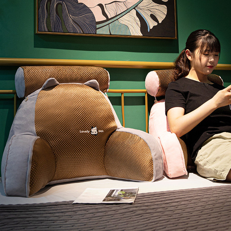 凉席床头软包沙发大靠背垫宿舍床上靠枕护腰枕孕妇抱枕女生睡觉夏,居家布艺,床头靠垫,淘宝优惠券,粉丝福利购,淘宝优惠卷