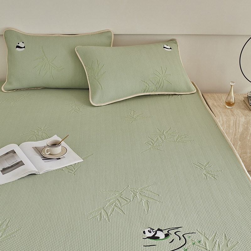 A类夏季A类冰感床笠凉席三件套凉感空调软席可机洗蜂巢冰柠席子,床上用品,冰丝席,淘宝优惠券,粉丝福利购,淘宝优惠卷