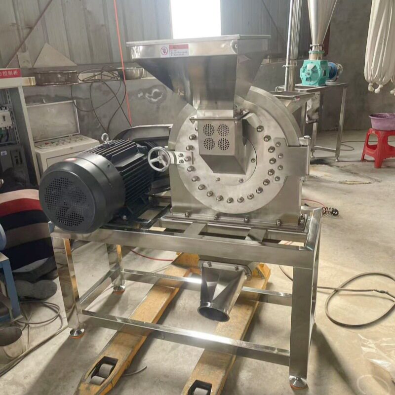 不锈钢齿盘粉碎机厂家 花椒调料研磨机 工业五谷杂粮咖啡打粉机