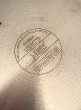 古尔加厚304食品级不锈钢锅家用复底汤锅带玻璃盖弧形20246