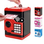 特大号存钱箱自动卷钱机 超大号储蓄罐atm 大号ATM存钱罐存取款 机