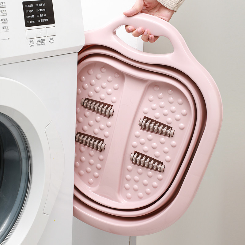 美甲专用泡脚盆洗脚桶折叠家用塑料加厚按摩足疗足浴店盆子便携式,家庭/个人清洁工具,足浴盆/足浴桶,淘宝优惠券,粉丝福利购,淘宝优惠卷