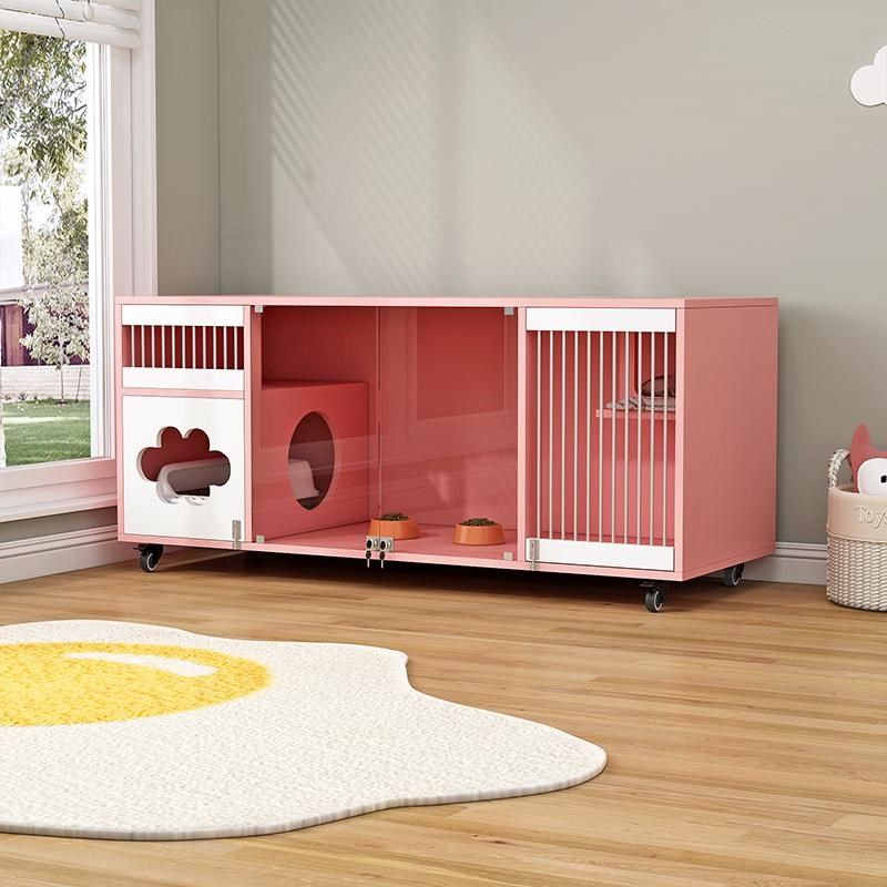 猫别墅粉色猫屋家用猫笼子室内猫笼猫厕一体猫窝猫舍实木猫柜子,宠物/宠物食品及用品,猫笼子/猫别墅,淘宝优惠券,粉丝福利购,淘宝优惠卷