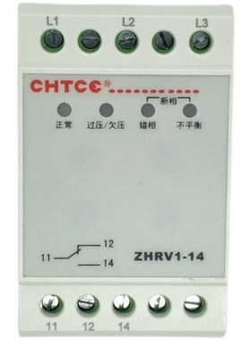 原装 CHTCC 继电器 三相电压保护 ZHRV1-14/A380 相序器CHTCE正鸿