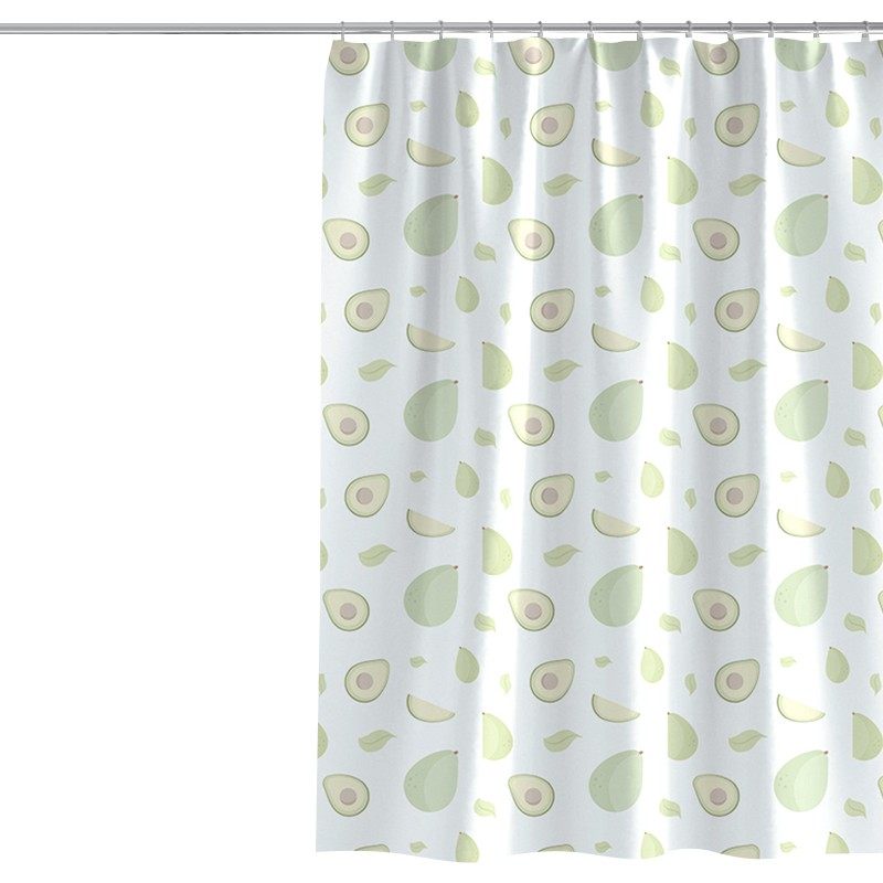 简系浴室卫生间浴帘免打孔防霉套装帘子挂帘防水布洗澡间隔断涤纶,家庭/个人清洁工具,浴帘,淘宝优惠券,粉丝福利购,淘宝优惠卷