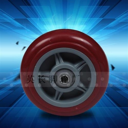 6寸重型聚氨酯轮片/150MMPVC双轴脚轮/耐磨轮子/万向轮子/轱辘