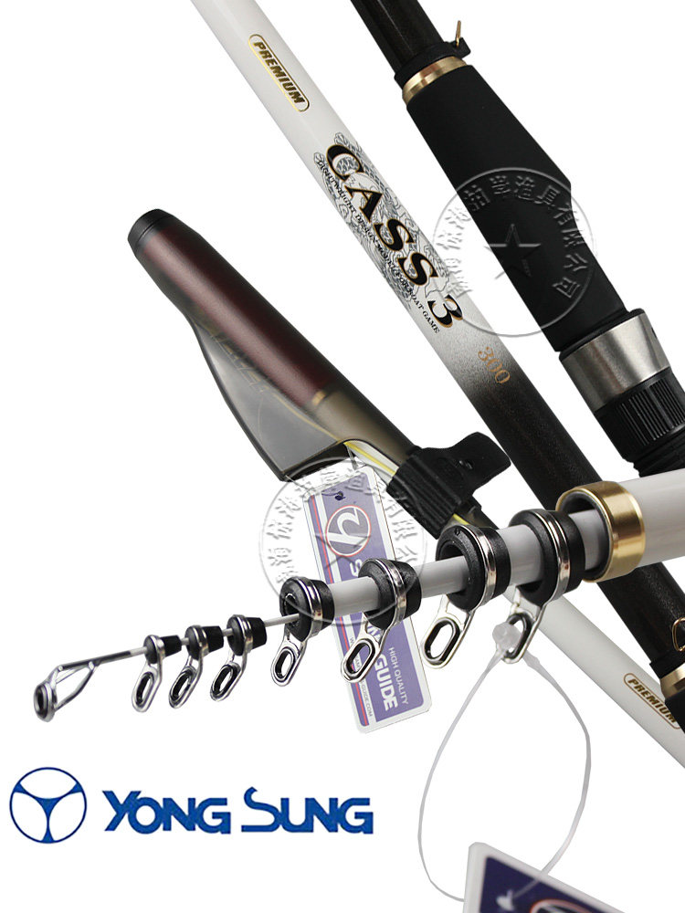 韩国CASS 3全斜环白棍SIC环短节矶竿海矶钓小继手海两用 海钓im环